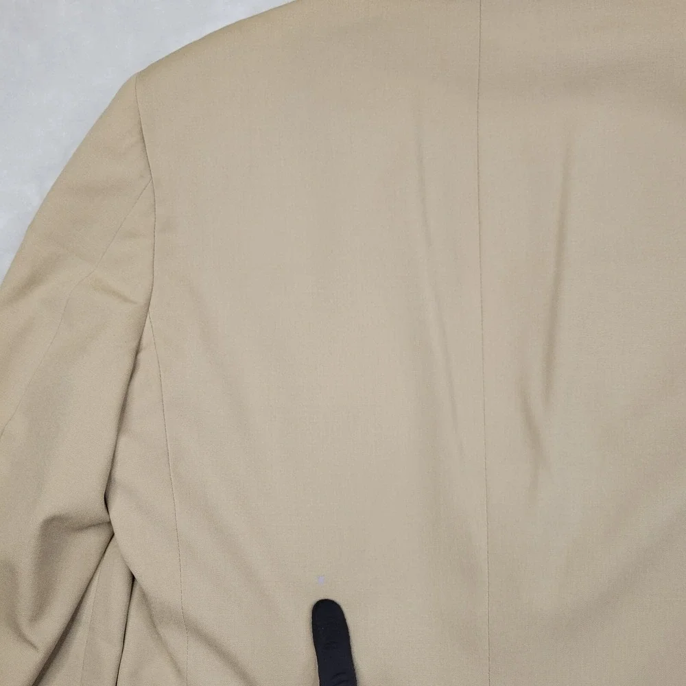 Hickey Freeman Suit Men 40 Long Wool Jacket Sport Coat Blazer Boardroom Union US
